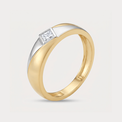 Winter Solstice Diamond Men's Ring