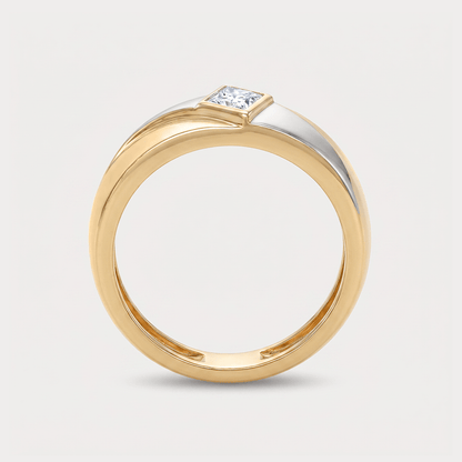 Winter Solstice Diamond Men's Ring