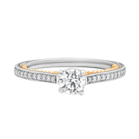 Aukera - Dual Harmony Solitaire Ring