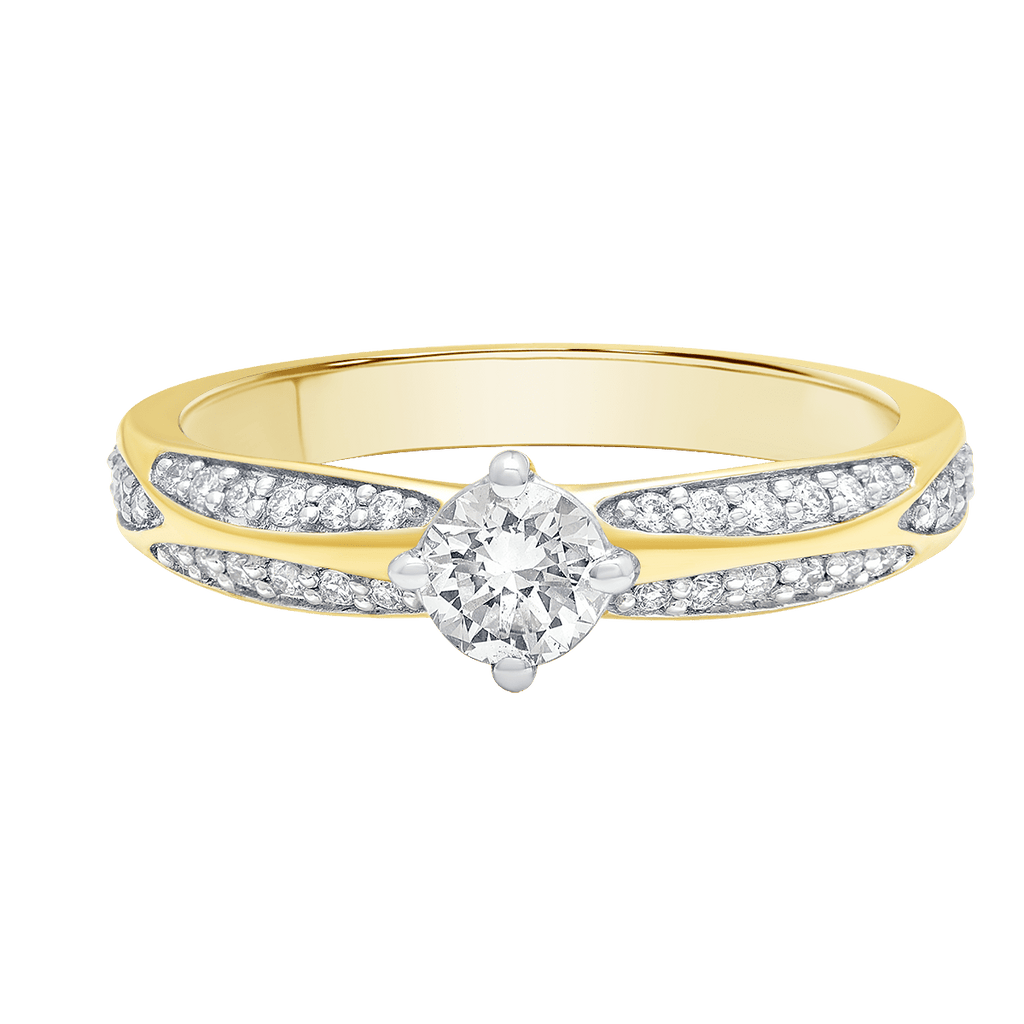 buy women lab grown diamond jewellery aukera sparkling trail solitaire