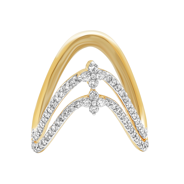 lab grown diamond jewellery aukera studded vanki ring