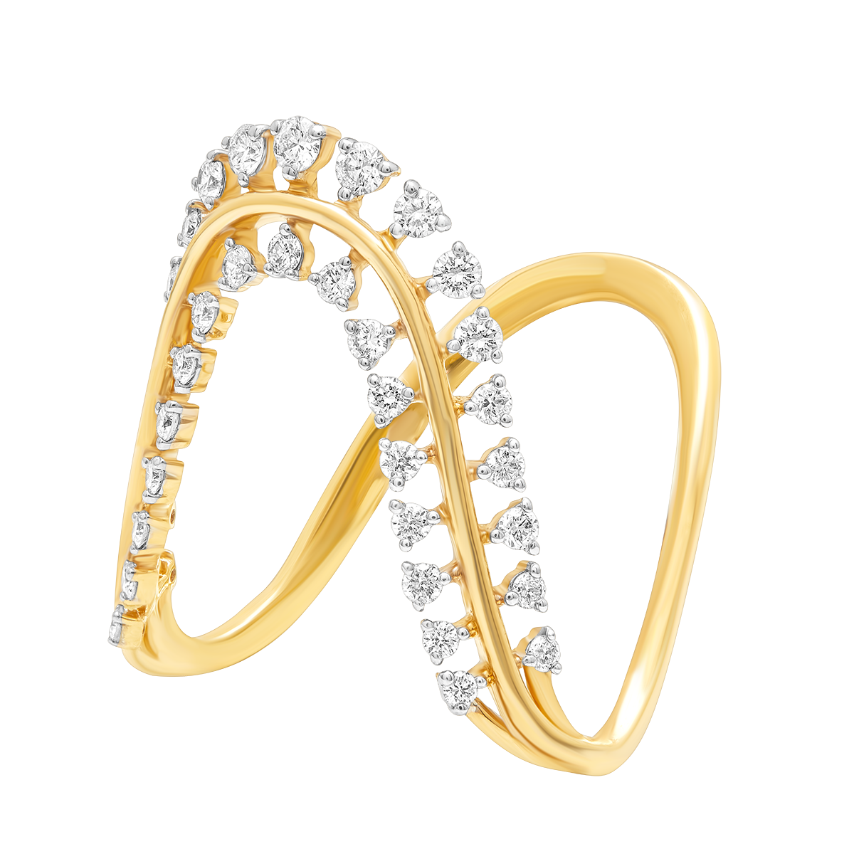 Aukera - Dual studded Vanki Ring