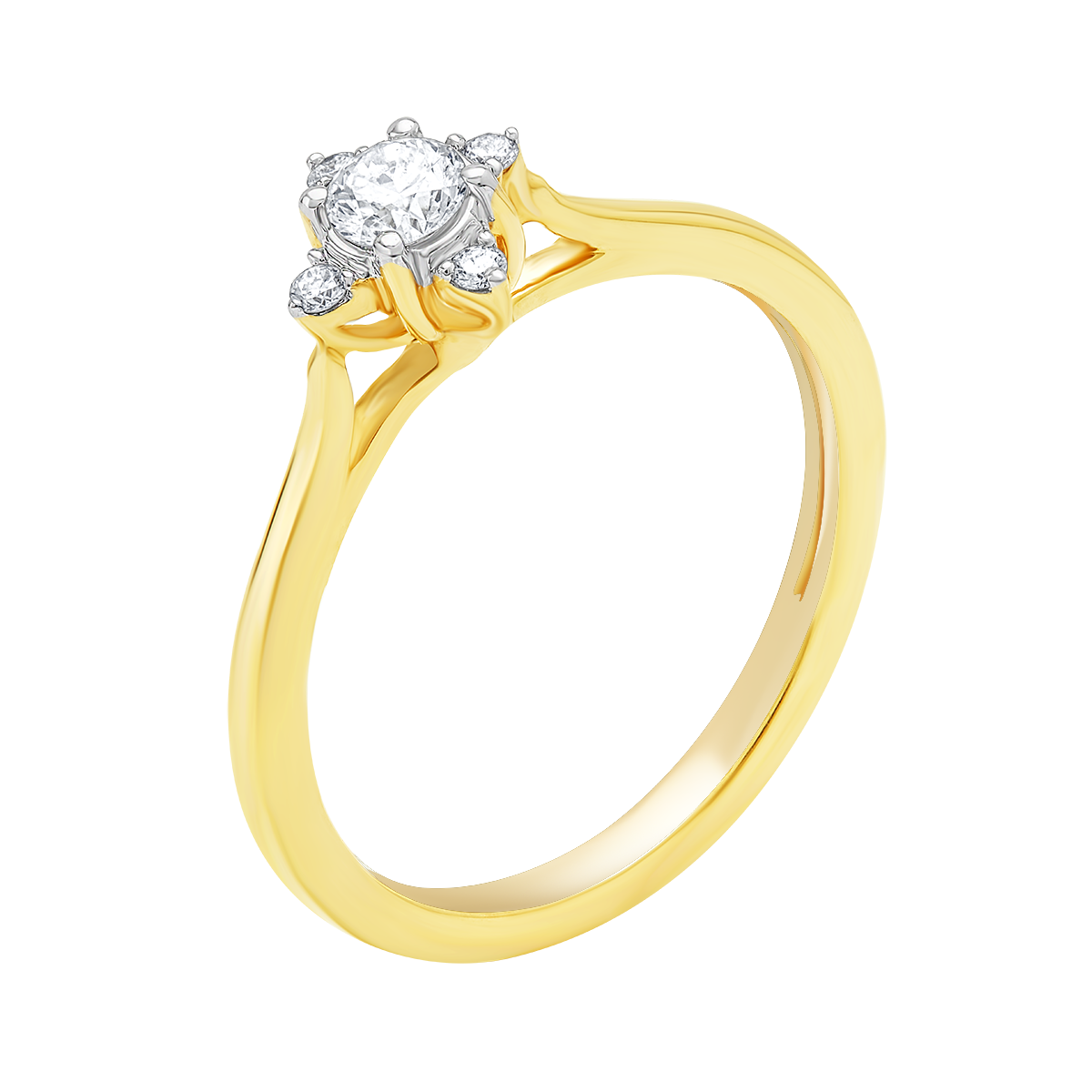 Aukera - Diamond Embrace Solitaire Ring