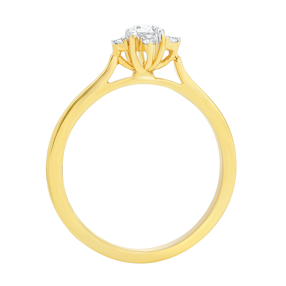 Aukera - Diamond Embrace Solitaire Ring