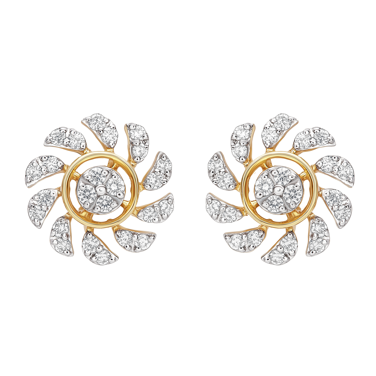 Aukera - Floral Cluster Studs