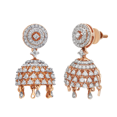 Aukera - Diamond Jhumkas