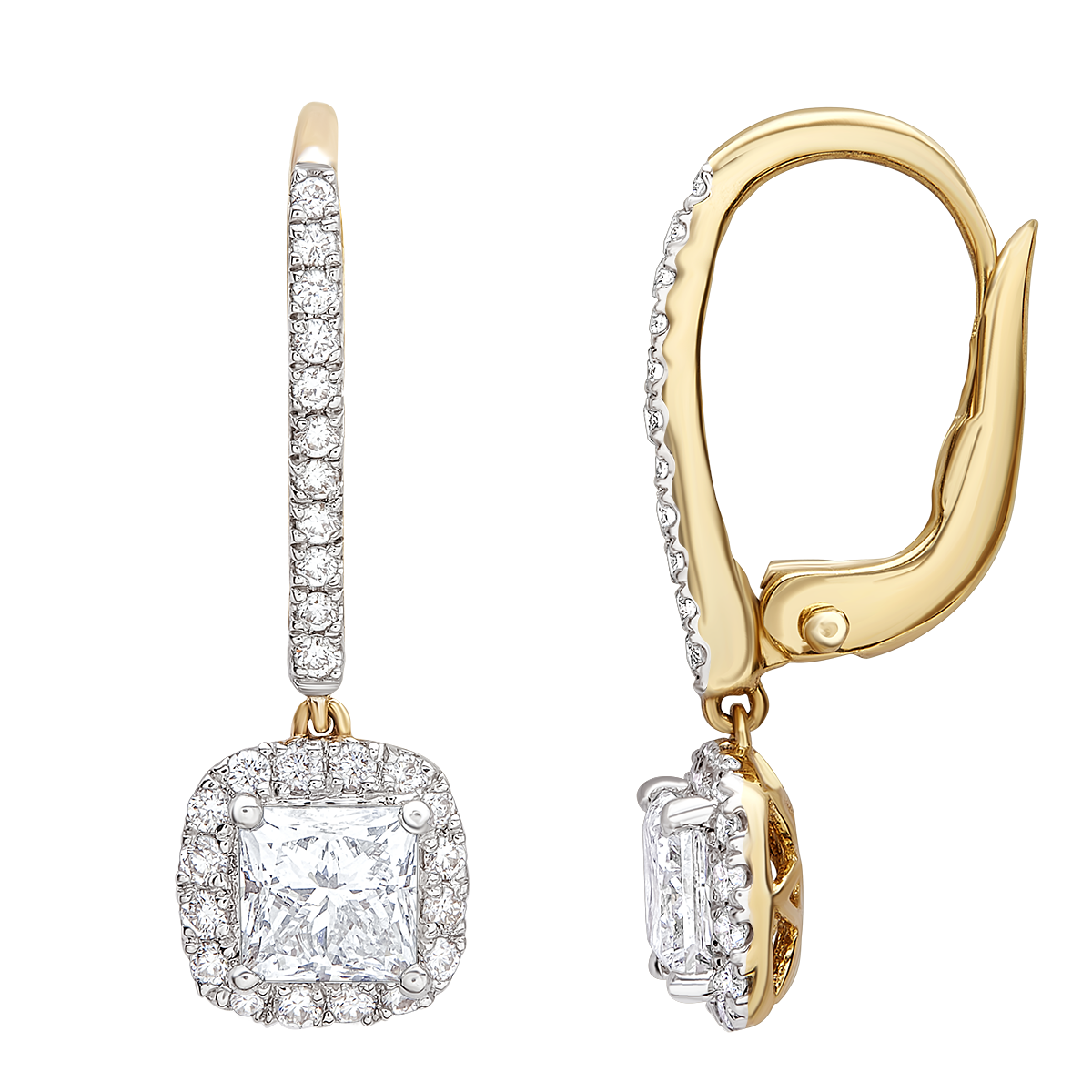 Aukera - Diamond Drop Earrings