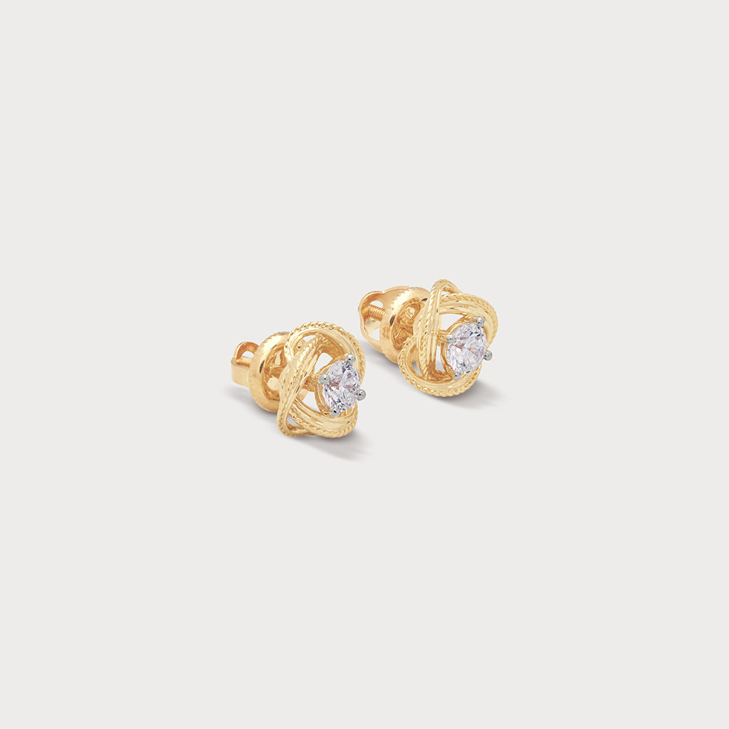 The Intertwined Studs From The Promise Knot Collection