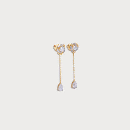The Chain Drop Earrings From The Promise Knot Collection