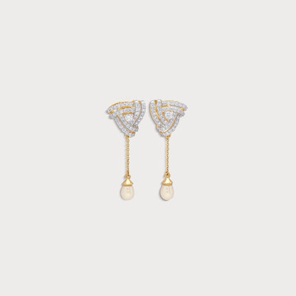 Tri-Knot Diamond Drops