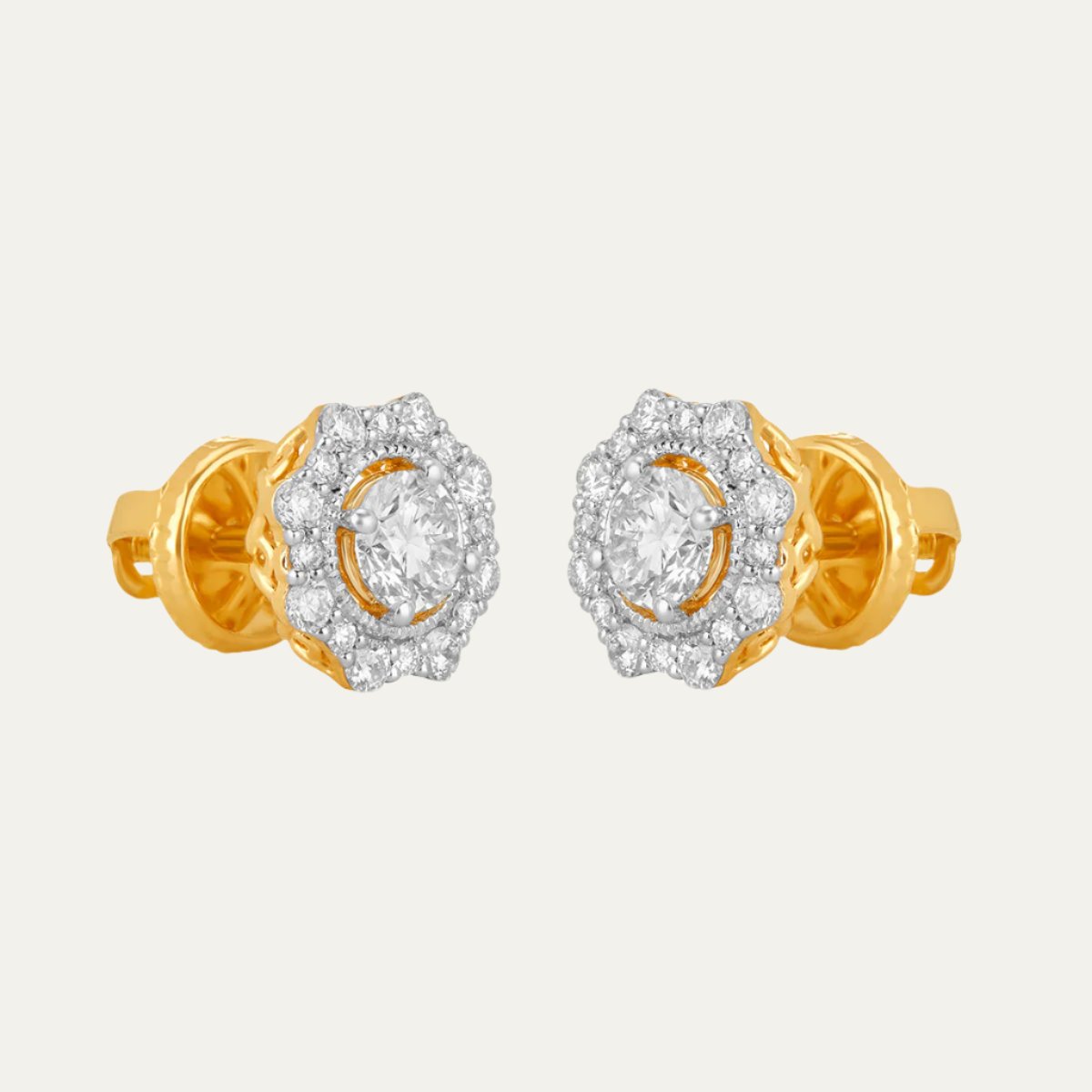 Aukera - Sunlit OctaGlow Spark Studs