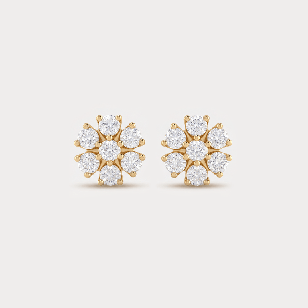 Floréal Stars & Flowers Diamond EarRing