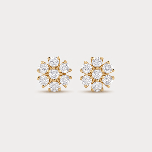 Floréal Stars & Flowers Diamond Earrings