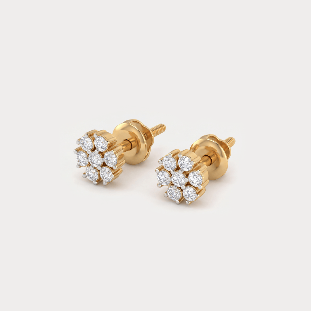 Floréal Stars & Flowers Diamond EarRing