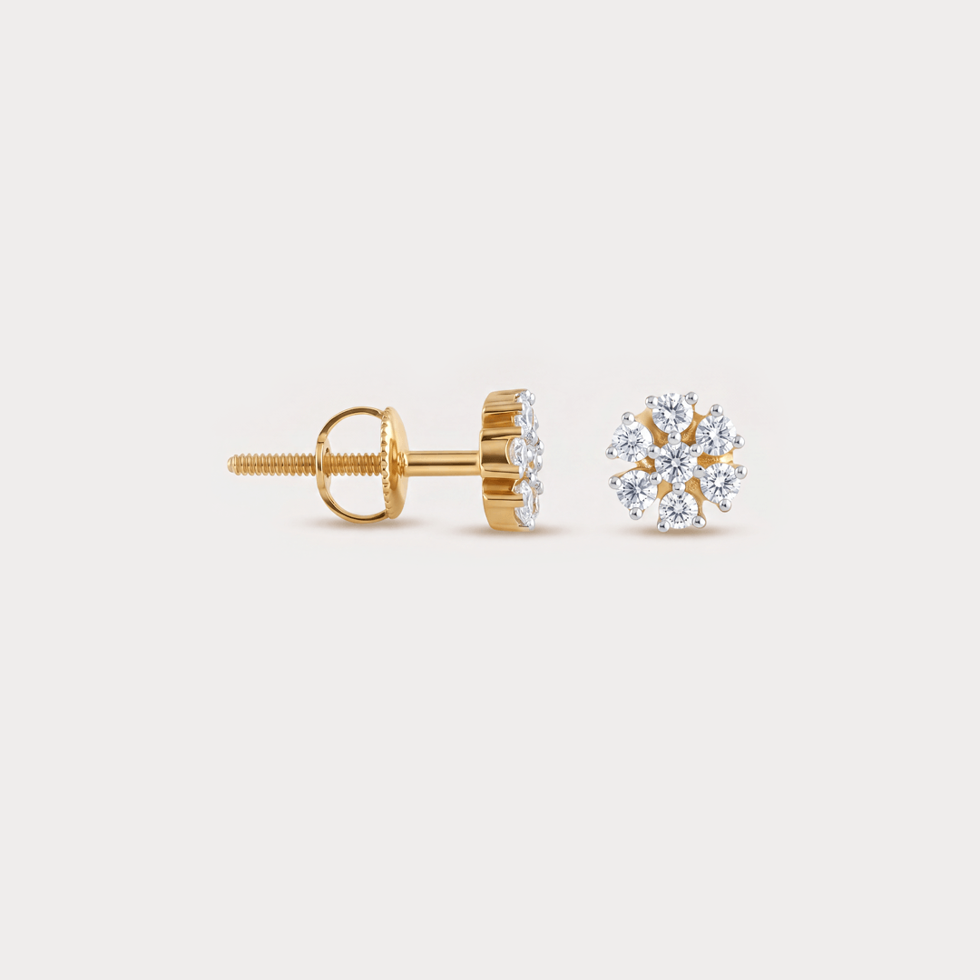 Floréal Stars & Flowers Diamond EarRing