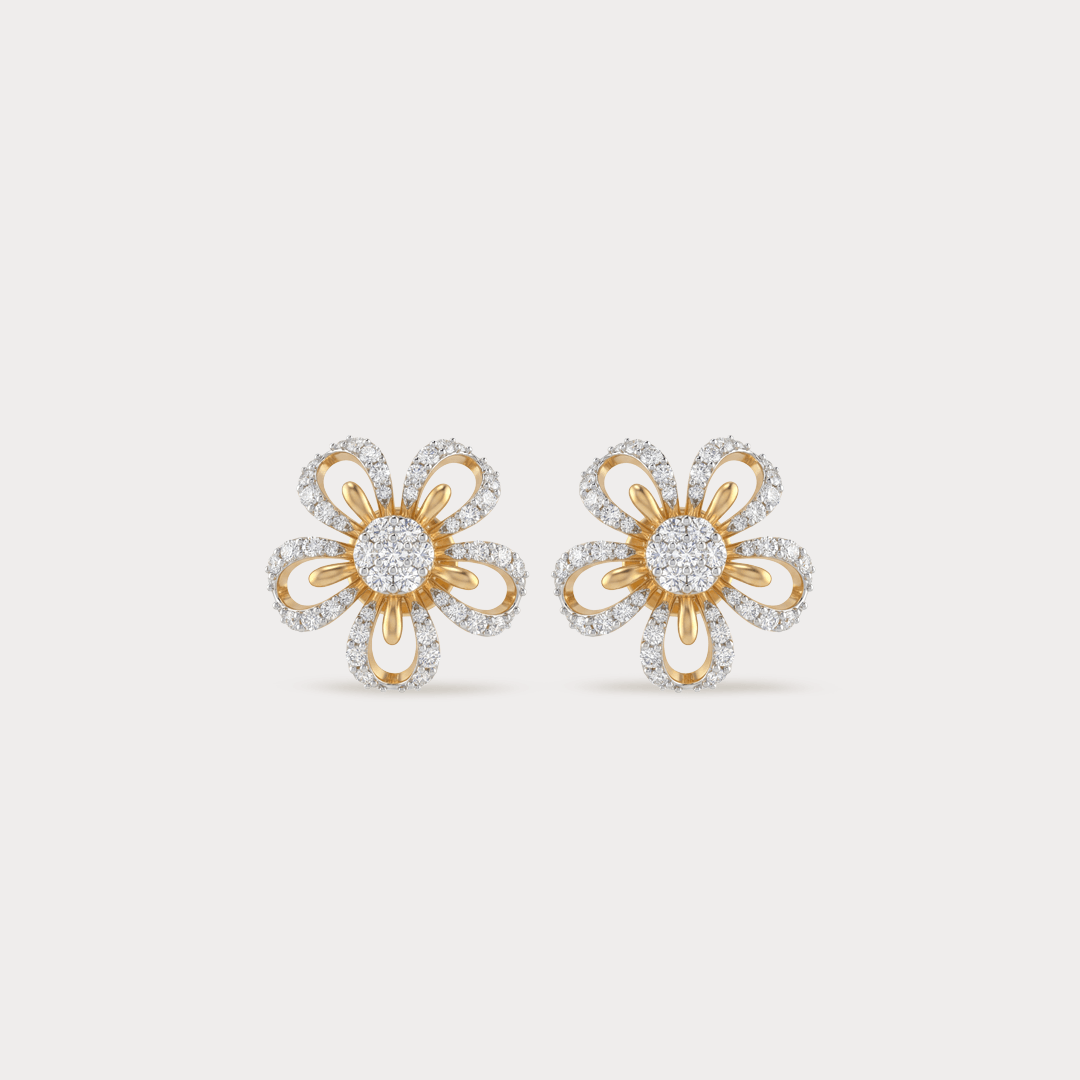 Sidereal Nakshatra Diamond EarRing