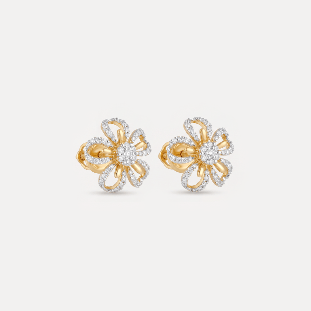 Sidereal Nakshatra Diamond EarRing