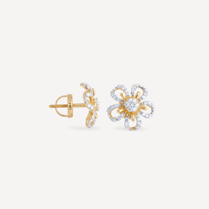 Sidereal Nakshatra Diamond Earrings