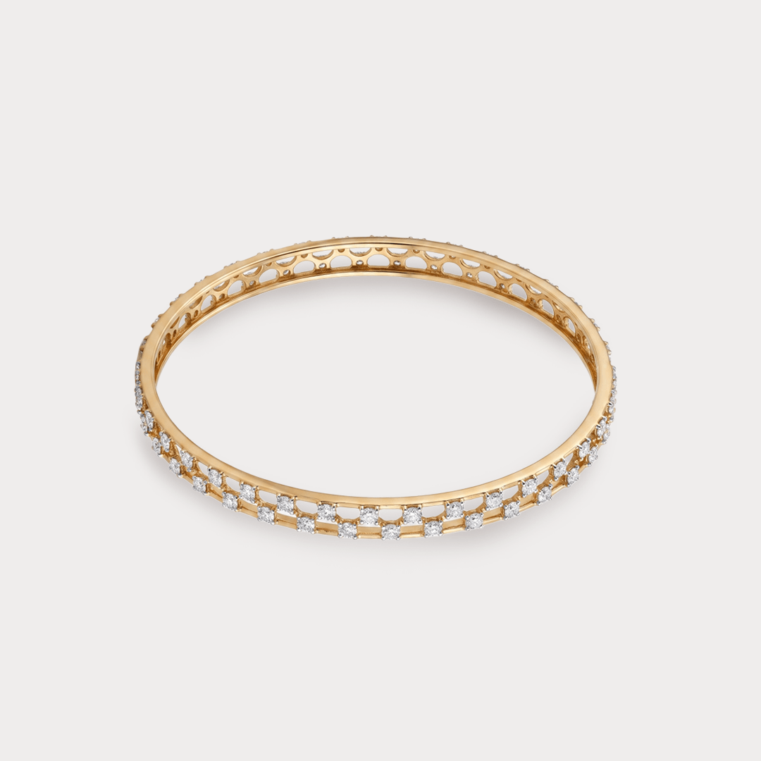 Emberlight Diamond Bangle