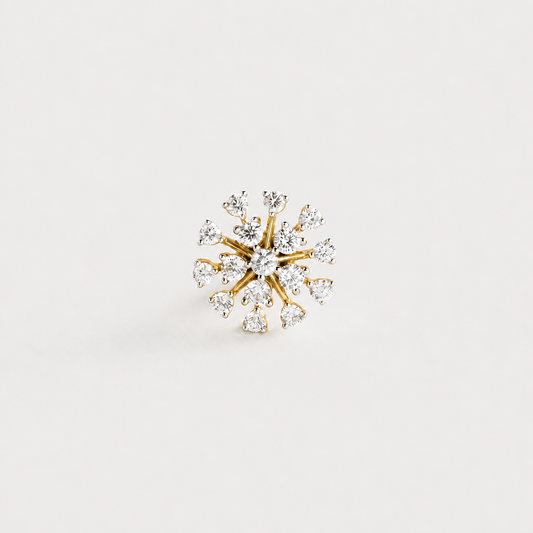 Lueur Stud Diamond Nose Pin