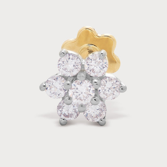 The Blooming Spark Nose Pin