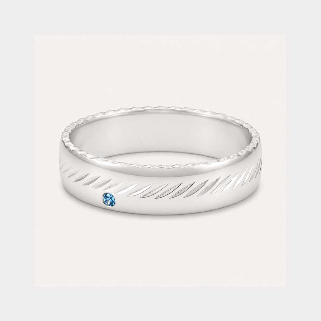 Shooting Star Diamond Men's Ring
