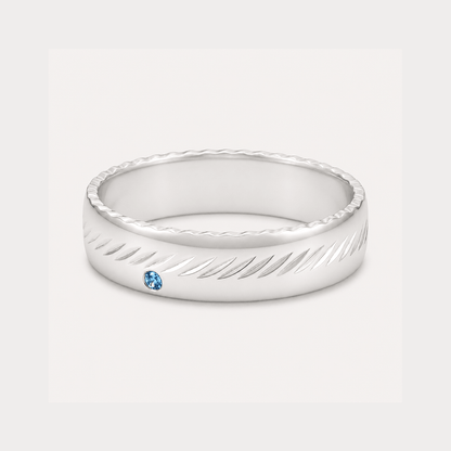 Shooting Star Diamond Men's Ring