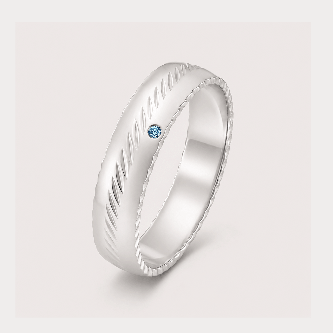 Shooting Star Diamond Men's Ring