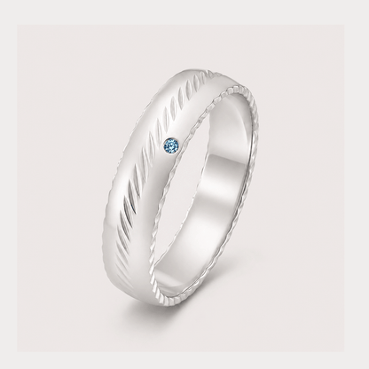 Shooting Star Diamond Men's Ring