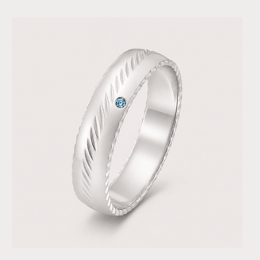 Shooting Star Diamond Men's Ring