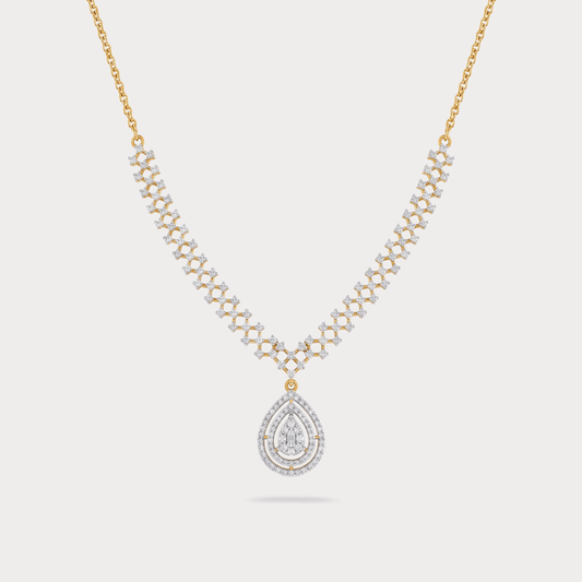 Firespell Pendant Diamond Necklace