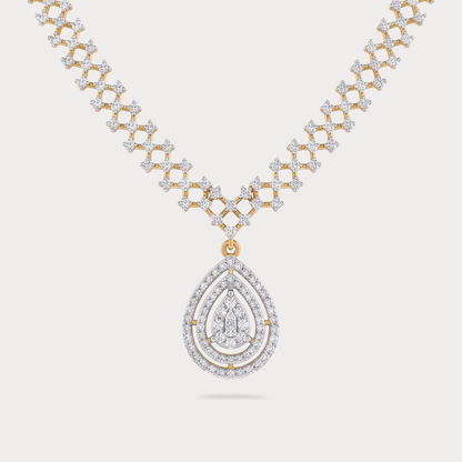 Firespell Pendant Diamond Necklace