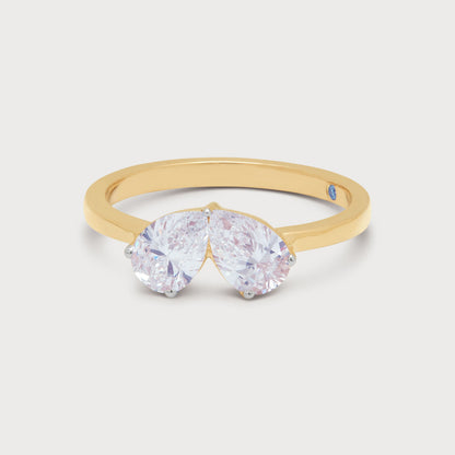The Twin Pear Ring