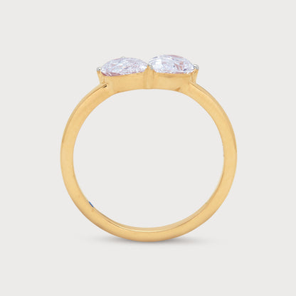 The Twin Pear Ring