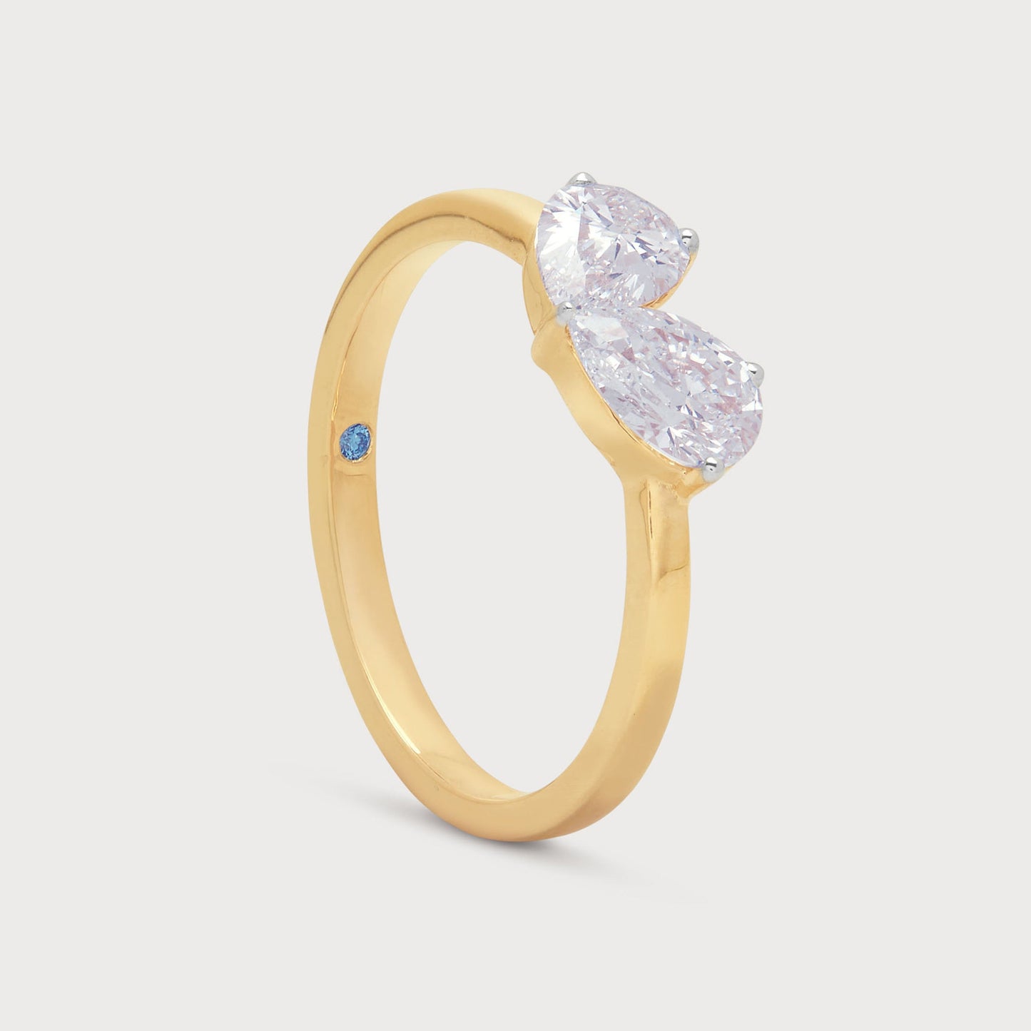 The Twin Pear Ring