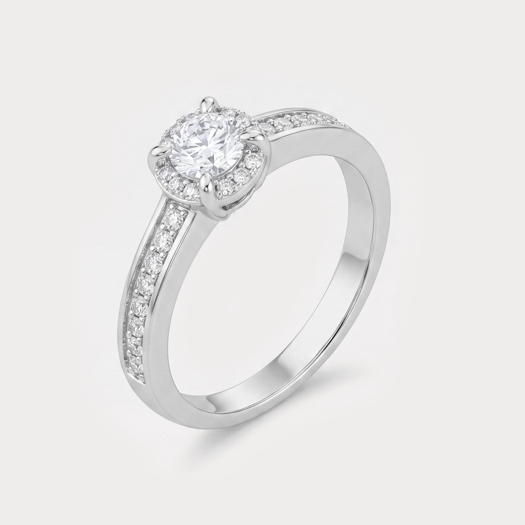 Floraison Cluster Diamond Rings