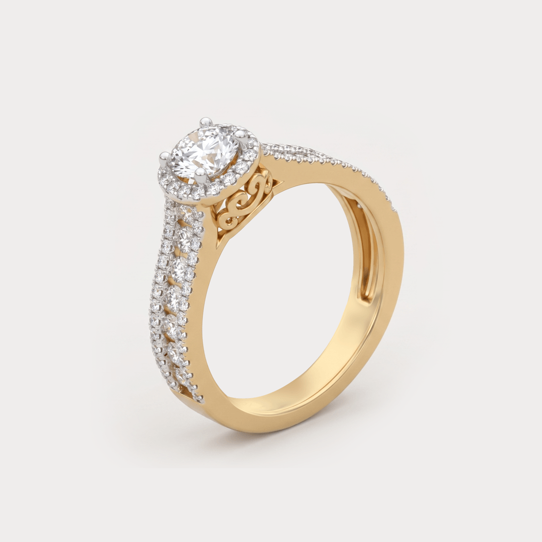 Scintilla Mini Solitaire Diamond Ring