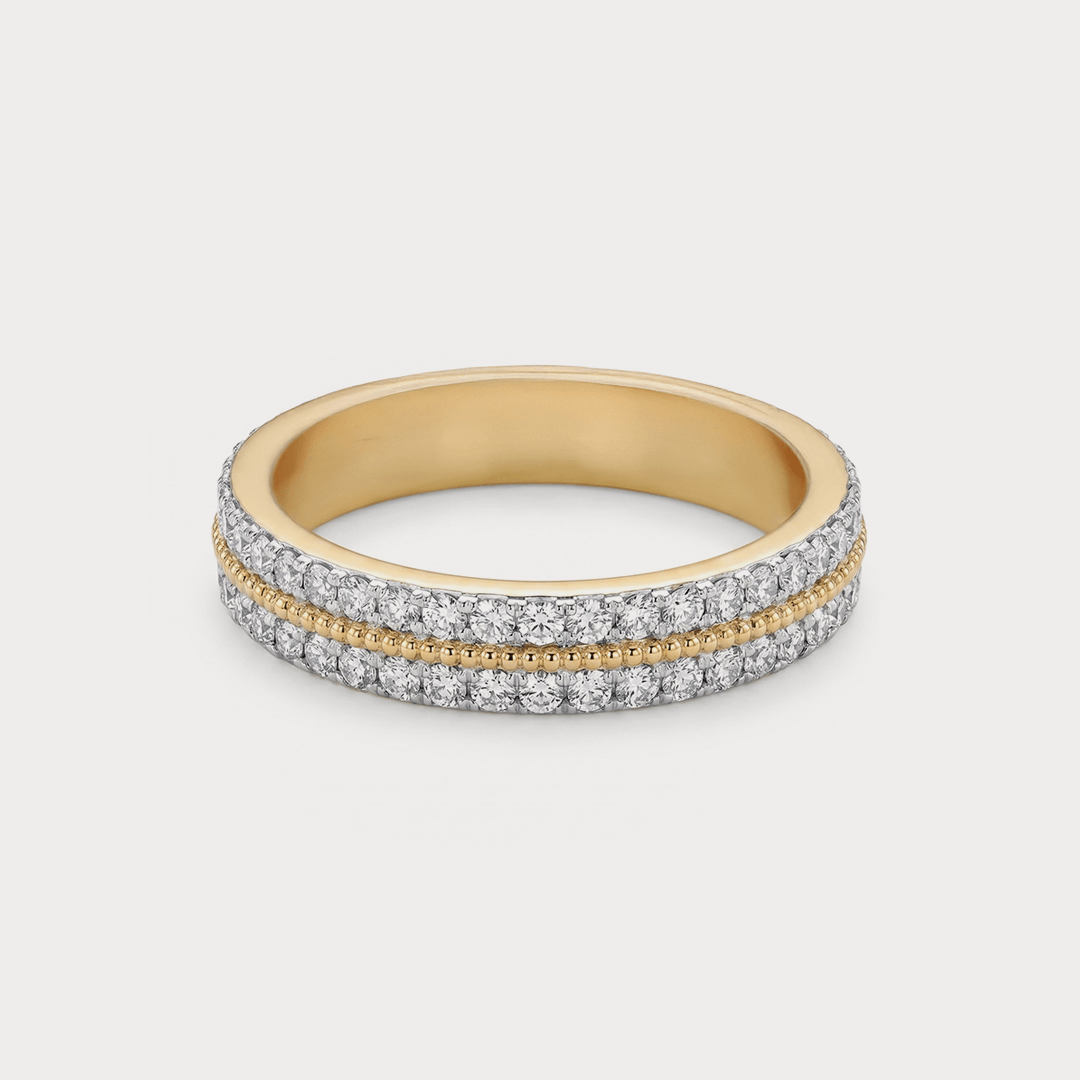 Circle Diamond Rings