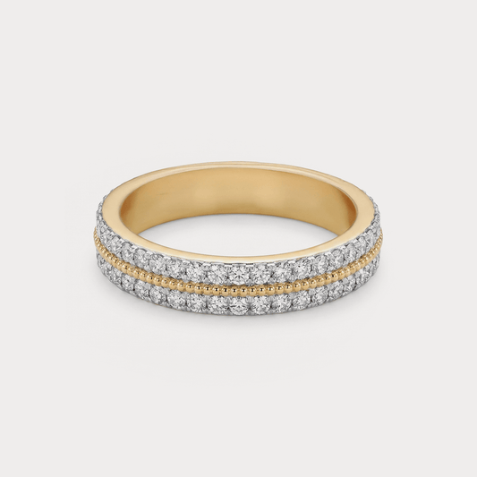 Circle Diamond Rings