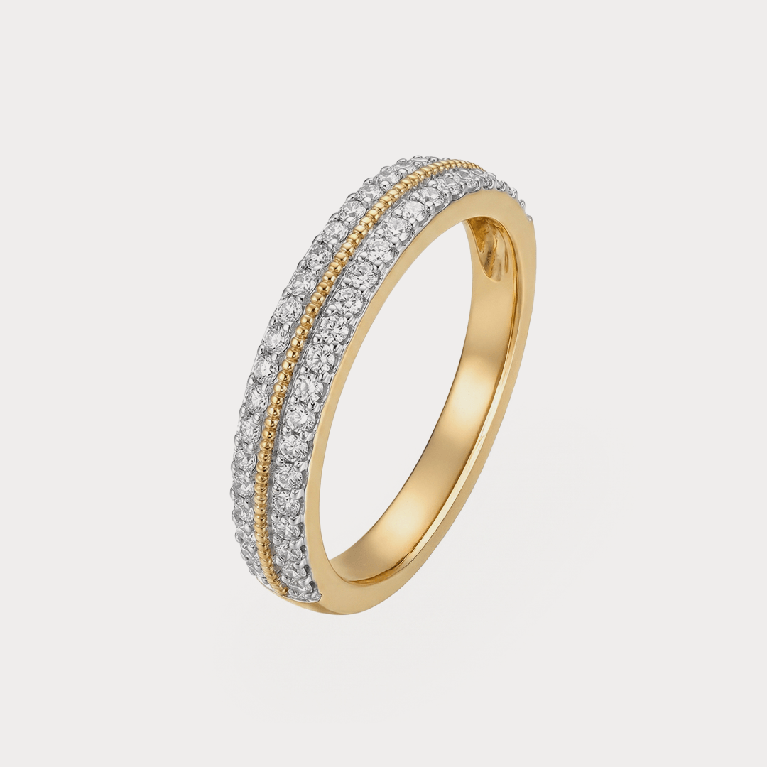 Circle Diamond Rings