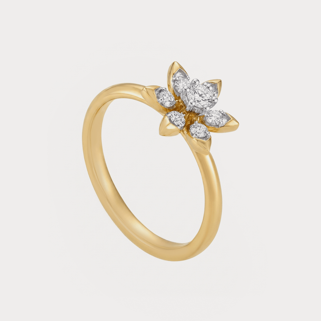 Fleur Diamond Rings