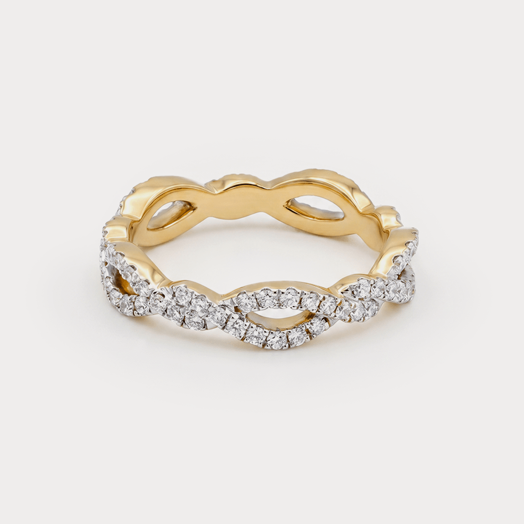 Link Diamond Rings