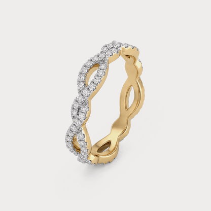 Link Diamond Rings