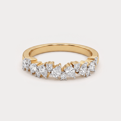 Gilded Bands Diamond Ring
