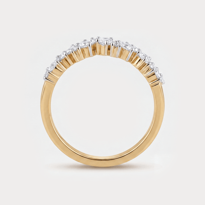 Gilded Bands Diamond Ring