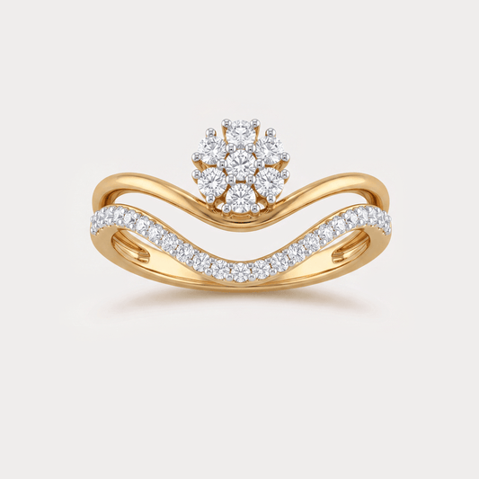 Floraison Floral Nakshatra Diamond Rings