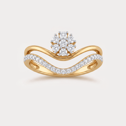 Floraison Floral Nakshatra Diamond Ring