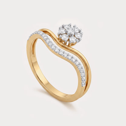 Floraison Floral Nakshatra Diamond Rings