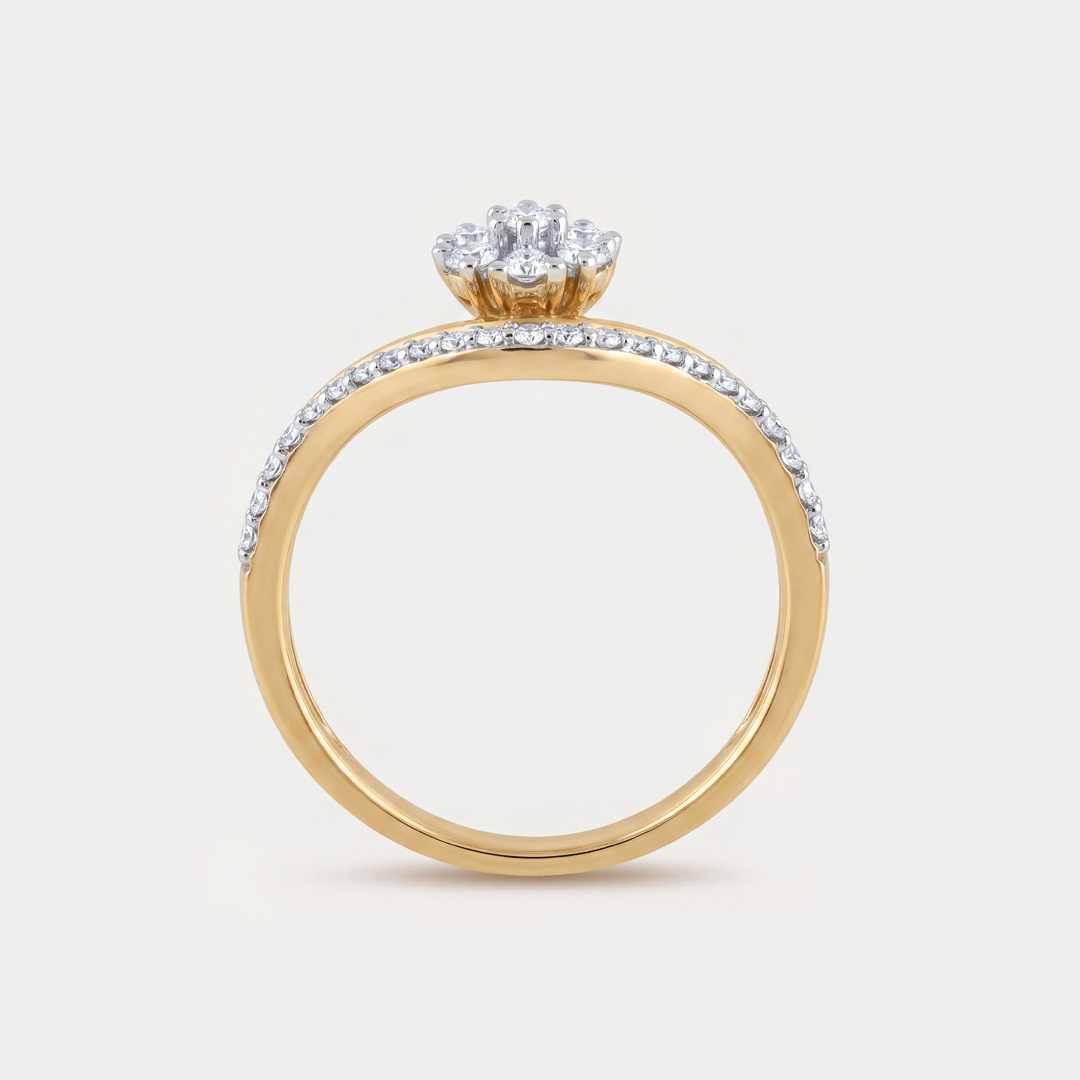 Floraison Floral Nakshatra Diamond Rings