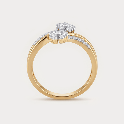 Prairie Floral Nakshatra Diamond Ring